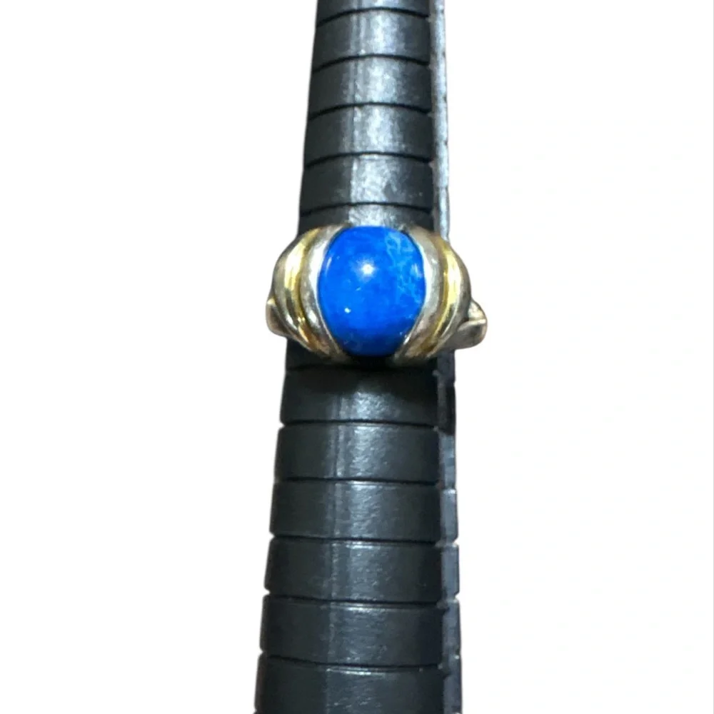 925 Silver Ring with 7 Natural Stone Options - Picture 4 of 11